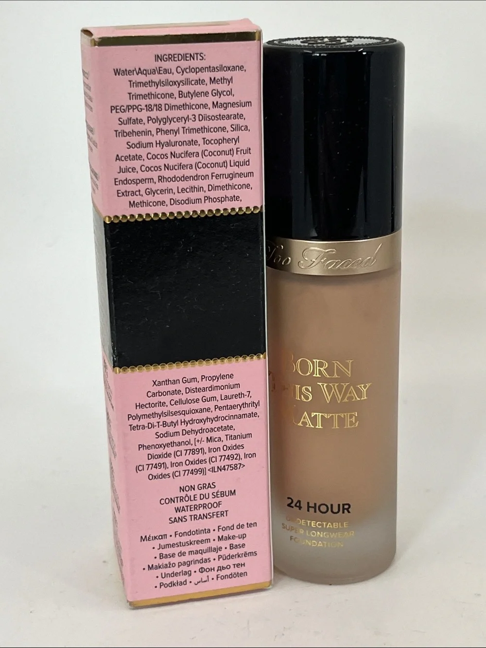 Too Faced Born This Way Matte 24 Hour Foundation — Seashell — 1 Oz.